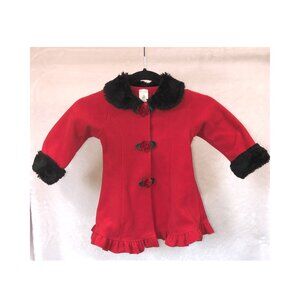 COAT,  24m,  STARTING OUT, faux fur